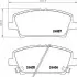Тормозные колодки HONDA Civic (FD1) | Civic (FK1) 06- NISSHINBO NP8042 (фото 1)