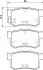 Колодки тормозные дисковые задние Honda Accord, Civic 1.4, 1.6, 1.7, 2.0 (01-05) NISSHINBO NP9018 (фото 1)