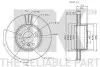 Диск гальмівний NK 201563 (фото 3)