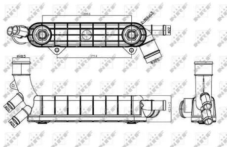 Охолоджувач мастила NRF 31316