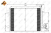 Радіатор кондиціонера Ford Fiesta 04-08/Fusion 1.6TDCi 04-12 NRF 35904 (фото 1)