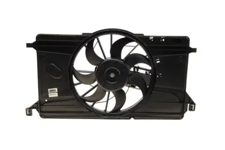 Вентилятор радиатора Ford Focus 1.4/1.6 04-12/Mazda 1.3/1.6 03-09 (с диффузором) NRF 47266