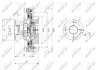 Муфта вентилятора Nissan NP300 Navara/Pathfinder 2.3/2.5dCi 05- NRF 49585 (фото 2)
