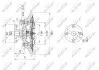 Муфта вентилятора Jeep Cherokee 2.1-4.2 83-01/2.5CRD 4x4 01-08 NRF 49592 (фото 2)