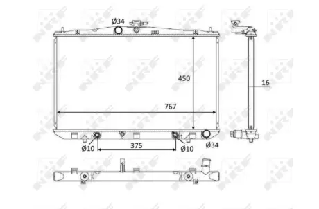 Радіатор NRF 58610