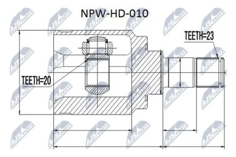 ШРКШ зовнішній NTY NPWHD010