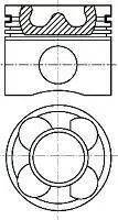 Поршень NURAL 87-137600-00