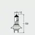 Лампа фарна H7 12v 55w Px26d Longlife OSRAM 64210L (фото 3)