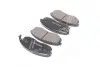 Колодка тормозов. диск. NISSAN TIIDA(C11X) 07- (выр-во) PARTS-MALL PKE-005 (фото 2)