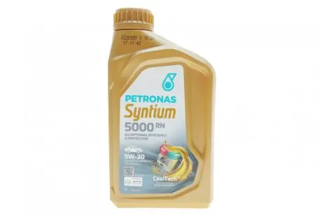 Олива 5W30 SYNTIUM 5000 RN (1L) (RN 0720/MB 226.51) (ACEA C4) PETRONAS 70543E18EU