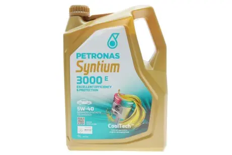 Олива моторна SYNTIUM 3000 E 5W-40 SP (5L) PETRONAS 70731M12EU