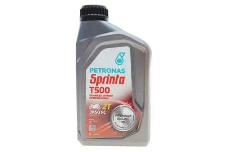 Олива SPRINTA T500 (1L) (ISO EGC/TISI/JASO FC) (API TC) PETRONAS 73049E15EU