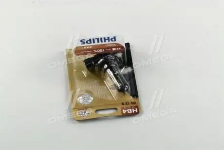 Лампа розжарювання HB4 12V 55W P22d Vision +30 1шт blister PHILIPS 9006PRB1