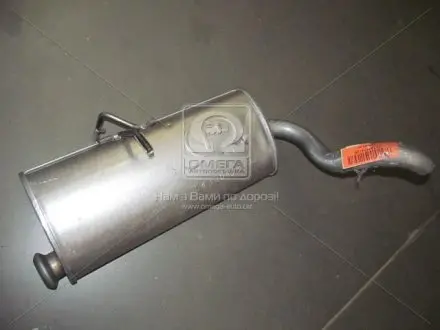 Глушитель алюм. сталь, задн. часть Citroen Berlingo/Peugeot Partner 1.1i; 1.4i; 1.6i; 1.8i; 96- POLMOSTROW 04.136