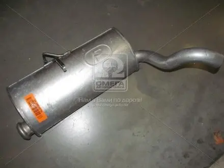 Глушитель алюм. сталь, задн. часть Citroen Berlingo/ Peugeot Partner 2.0HDi TD 99-04 POLMOSTROW 04.145