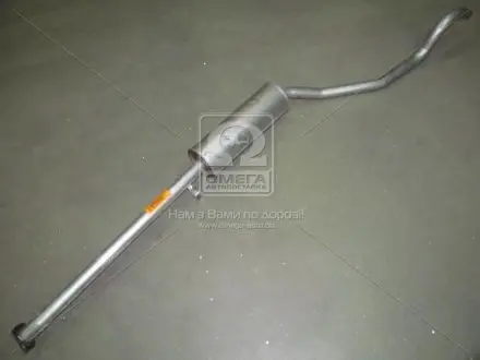 Глушитель алюм. сталь, средн. часть Opel Vectra 1.4-1.8 88-92 POLMOSTROW 17.36