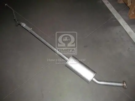 Глушитель алюм. сталь, средн. часть Peugeot 307 1.6i-16V combi 02- POLMOSTROW 19.210