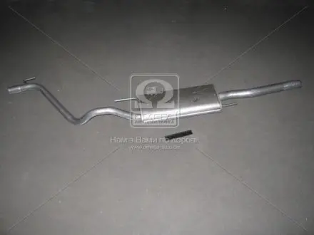 Глушитель (задняя часть) алюминизированная сталь VW Golf III 1.4i, 1.6i POLMOSTROW 30.42