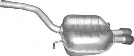 ГГлушник задн. VOLKSWAGEN PASSAT 2.0 D (oe 3С0253609BR) POLMOSTROW 30.54