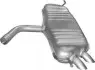 Глушитель алюм. сталь, задн. часть VW Golf V/ Golf V Plus 1.9 TDi POLMOSTROW 30.615 (фото 1)