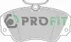 Колодки гальмівні дискові PROFIT 5000-0686 (фото 1)