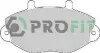 Колодки гальмівні дискові PROFIT 5000-0701 (фото 1)
