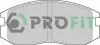 Колодки гальмівні дискові PROFIT 5000-0759 (фото 1)