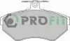 Колодки гальмівні дискові PROFIT 5000-1289 (фото 1)