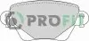 Колодки гальмівні дискові PROFIT 5000-1416 (фото 1)