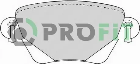Колодки гальмівні дискові PROFIT 5000-1416