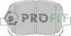 Колодки гальмівні дискові PROFIT 5000-1437 (фото 1)