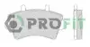Колодки гальмівні дискові PROFIT 5000-1452 (фото 1)