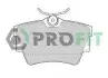 Колодки гальмівні дискові PROFIT 5000-1516 (фото 1)