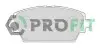 Колодки гальмівні дискові PROFIT 5000-1580 (фото 1)