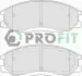 Колодки гальмівні дискові PROFIT 5000-1605 (фото 1)