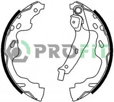 Колодки гальмівні барабанні PROFIT 5001-0672