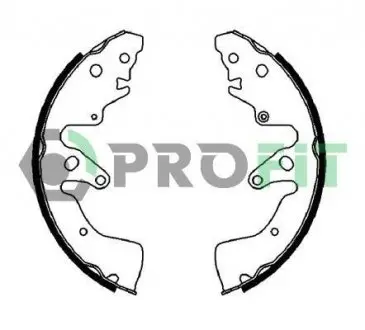 Колодки гальмівні барабанні PROFIT 5001-4034
