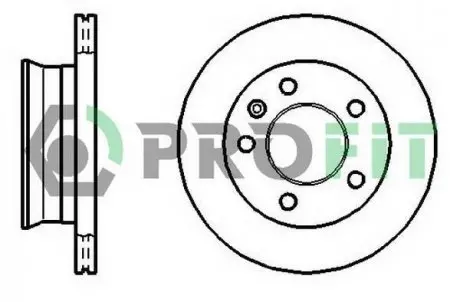 Диск гальмівний PROFIT 5010-1013