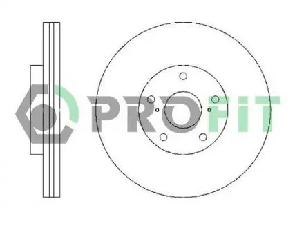 Диск гальмівний PROFIT 5010-1446