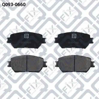 Колодки гальмівні передн.дискові Q-fix Q0930660