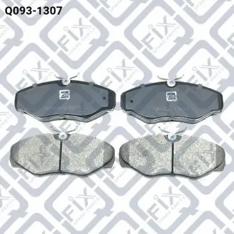 Колодки гальмівні передн.дискові Q-fix Q0931307
