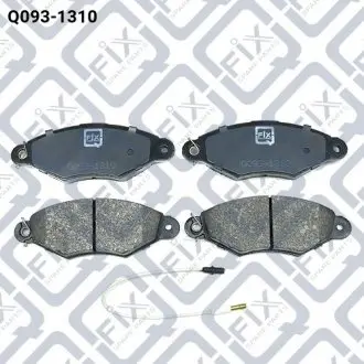 Колодки гальмівні передн.дискові Q-fix Q0931310