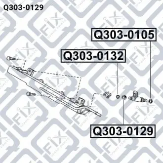 Кільце ущільнювача форсунки Q-fix Q3030129