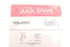 Комплект пружинок колодок ручника Toyota Hilux V/VW Caddy I 87- QUICK BRAKE 105-0003 (фото 2)
