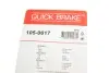 Комплект пружинок колодок ручника Peugeot 205/306/Renault Megane I 81-07 QUICK BRAKE 105-0617 (фото 4)