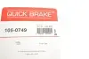 Комплект пружинок колодок ручника Ford Escort 90-95 QUICK BRAKE 105-0749 (фото 15)