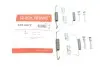 Комплект пружинок колодок ручника Rover 75/MG ZT 99-05 QUICK BRAKE 105-0877 (фото 1)