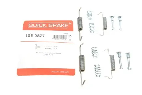 Комплект пружинок колодок ручника Rover 75/MG ZT 99-05 QUICK BRAKE 105-0877