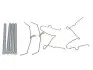 Планка суппорта (переднего) прижимная (к-кт) Toyota Land Cruiser 200/Lexus LX 07- (ADVICS) QUICK BRAKE 109-0003 (фото 1)