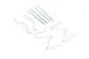 Планка супорта (переднього) прижимна (к-кт) Mazda 323 94-98/Kia Rio 00-05 (Sumitomo) QUICK BRAKE 1091209 (фото 3)